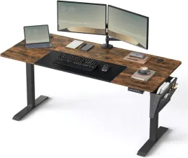 biurko-prostokatny-vasagle-160-x-70-x-120-cm-czarny-odcienie-brazu