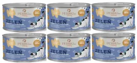 karma-mokra-dla-kota-jelen-6x185g-perroland-catering-mus-monobialkowa