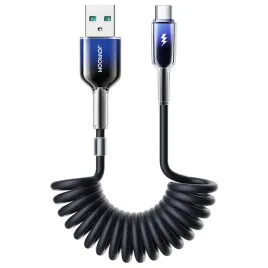 kabel-spiralny-joyroom-s-a43-crystal-clear-series-3a-usb-a-usb-c-15m-c