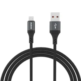 kabel-dudao-l3sm-usb-a-microusb-3a-12m-z-oplotem-czarny