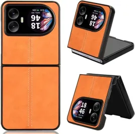 coque-etui-skorzane-do-blackview-hero-10-pomaranczowe