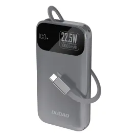 powerbank-dudao-k31-10000-mah-225w-pd-z-wbudowanym-kablem-szary
