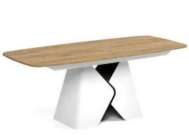 stol-owalny-prisma-180-270x90-rozkladany-nogi-biale-blat-dab-craft