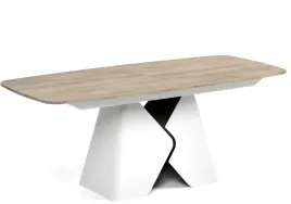 stol-owalny-prisma-180-270x90-rozkladany-nogi-biale-blat-cremona-terracota