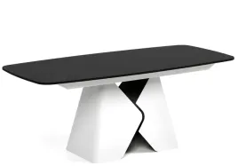stol-owalny-prisma-180-270x90-rozkladany-nogi-biale-blat-czarny