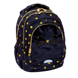 plecak-szkolny-3-komorowy-fluffy-kitty-black-pluszowy-kot-astrabag