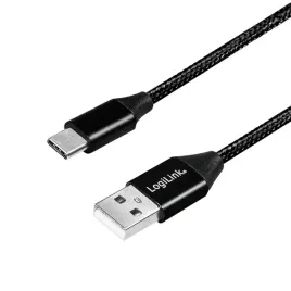 logilink-cu0140-kabel-usb-usb-2-0-1-m-usb-c-usb-a-czarny