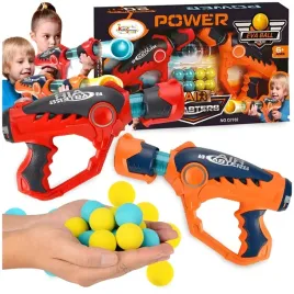 2-x-wyrzutnia-pistolet-karabin-na-kulki-pociski-piankowe-zestaw-12-kulek