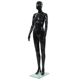vidaxl-manekin-damski-ze-szklana-podstawa-czarny-blyszczacy-175-cm