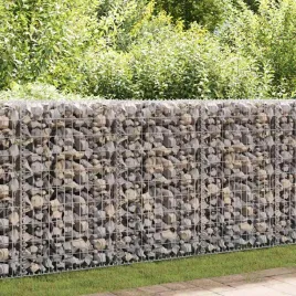 vidaxl-sciana-gabionowa-z-pokrywami-galwanizowana-stal-300x50x100-cm