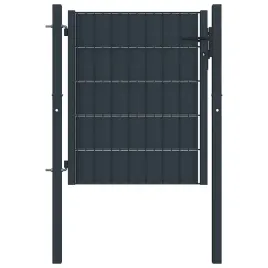 vidaxl-brama-ogrodzeniowa-pvc-i-stal-100x100-cm-antracyt