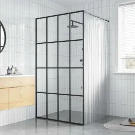 vidaxl-scianka-prysznicowa-przezroczyste-szklo-hartowane-100x195-cm