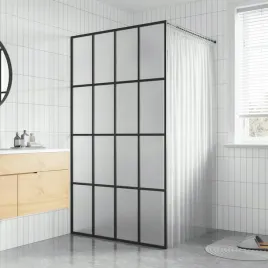 vidaxl-scianka-prysznicowa-mrozone-szklo-hartowane-100-x-195-cm