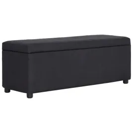 vidaxl-lawka-ze-schowkiem-116-cm-black-poliester