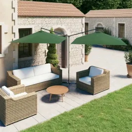 vidaxl-podwojny-parasol-na-stalowym-slupku-zielony-600x300-cm