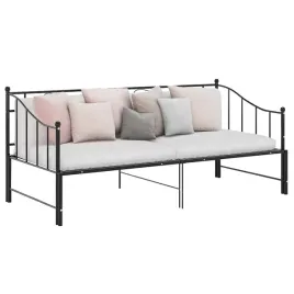vidaxl-sofa-z-wysuwana-rama-lozka-czarna-metalowa-90x200-cm