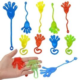 20x-paclapka-zelowa-lapka-raczka-mega-lepka-klejaca-sticky-toy-prank-zart