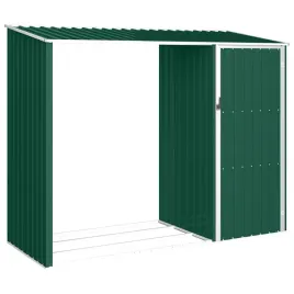 vidaxl-szopa-z-wiata-na-drewno-zielona-245x98x159-cm-stal