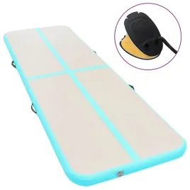 vidaxl-mata-gimnastyczna-z-pompka-300x100x10-cm-pvc-zielona