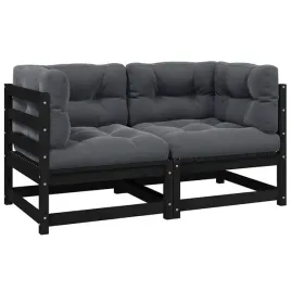 vidaxl-2-osobowa-sofa-ogrodowa-z-poduszkami-czarna-drewno-sosnowe