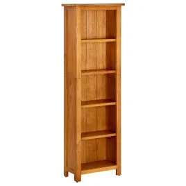 vidaxl-5-poziomowy-regal-na-ksiazki-45x22x140-cm-lite-drewno-debowe