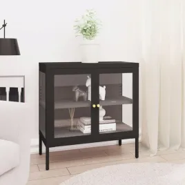 vidaxl-szafka-boczna-czarna-70x35x70-cm-stal-i-szklo