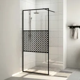 vidaxl-scianka-prysznicowa-przezroczyste-szklo-esg-115x195cm-czarna