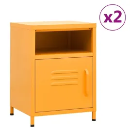 vidaxl-szafki-nocne-2-szt-musztardowe-35x35x51-cm-stalowe