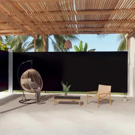 vidaxl-zwijana-markiza-boczna-czarna-220x1000-cm