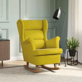 vidaxl-fotel-bujany-z-uszak-zolty-aksamit-i-lite-drewno