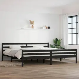 vidaxl-rama-lozka-czarna-lite-drewno-200-x-200-cm