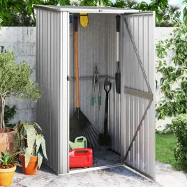 vidaxl-szopa-ogrodowa-szara-1185x97x2095-cm-stal-galwanizowana