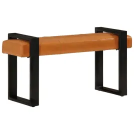 vidaxl-lawka-czarno-brazowa-110-cm-naturalna-kozia-skora