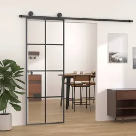 vidaxl-drzwi-przesuwne-czarne-76x205-cm-szklo-esg-i-aluminium
