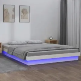 vidaxl-rama-lozka-z-led-biala-140x200-cm-lite-drewno