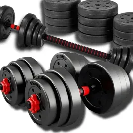 2w1-hantle-bitumiczne-regulowane-2x20-kg-sztanga-zestaw-hantli-40-kg