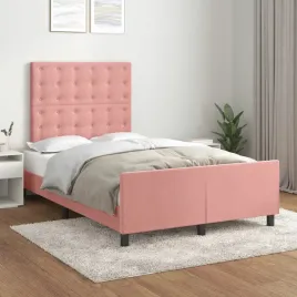 vidaxl-rama-lozka-z-zaglowkiem-rozowa-120x200-cm-aksamitna