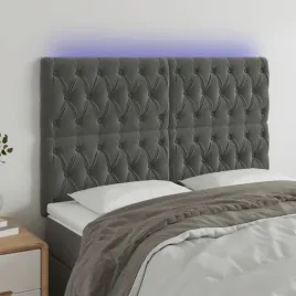 vidaxl-zaglowek-do-lozka-z-led-ciemnoszary-160x7x118-128-cm-aksamit