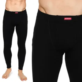 henderson-4862-kalesony-meskie-dopasowane-legginsy-100percent-bawelna-czarne-xl