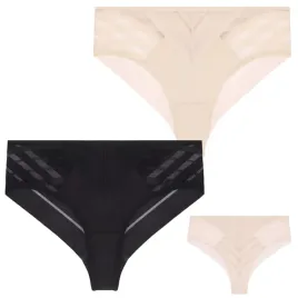 moraj-figi-damskie-bezszwowe-majtki-komfortowe-siateczkowe-2-pak-xl