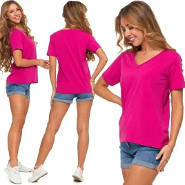 moraj-koszulka-damska-dekolt-serek-t-shirt-bawelna-premium-xl