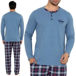 pizama-meska-dluga-zimowa-komplet-bluzka-i-spodnie-100percent-bawelna-3xl