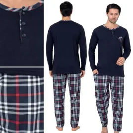 pizama-meska-zimowa-dluga-ciepla-komplet-pizamowy-100percent-bawelna-xl