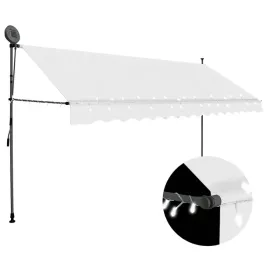 vidaxl-recznie-zwijana-markiza-z-led-400-cm-kremowa