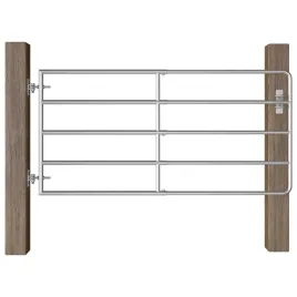 vidaxl-furtka-do-zagrody-5-pretow-stal-95-170-x90-cm-srebrna