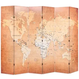 vidaxl-skladany-parawan-228x170-cm-mapa-swiata-zolty