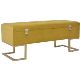 vidaxl-lawka-ze-schowkiem-105-cm-musztardowa-aksamitna