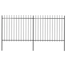 vidaxl-ogrodzenie-ogrodowe-z-wlocznia-stalowe-359-x-150-cm-czarne