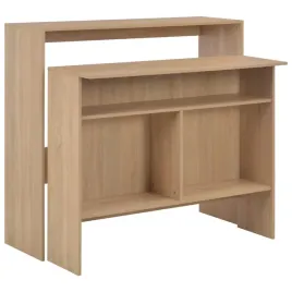 vidaxl-stol-barowy-z-2-blatami-dab-130-x-40-x-120-cm