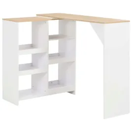 vidaxl-stolik-barowy-z-ruchomym-regalem-bialy-138-x-39-x-110-cm